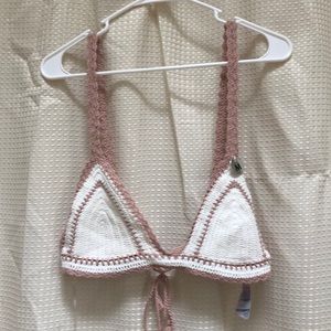 Crochet swim top